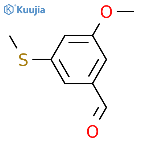 3-Methoxy-5-(methylthio)benzaldehyde structure