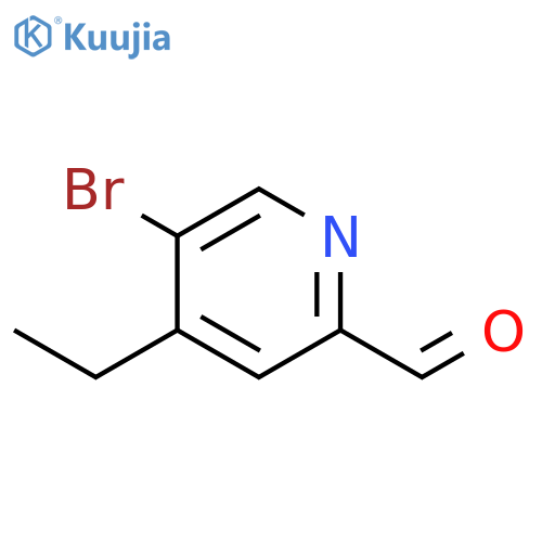 2-Pyridinecarboxaldehyde, 5-bromo-4-ethyl- structure
