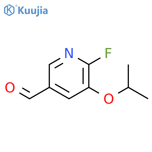 6-Fluoro-5-isopropoxynicotinaldehyde structure