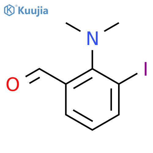 2-(Dimethylamino)-3-iodobenzaldehyde structure