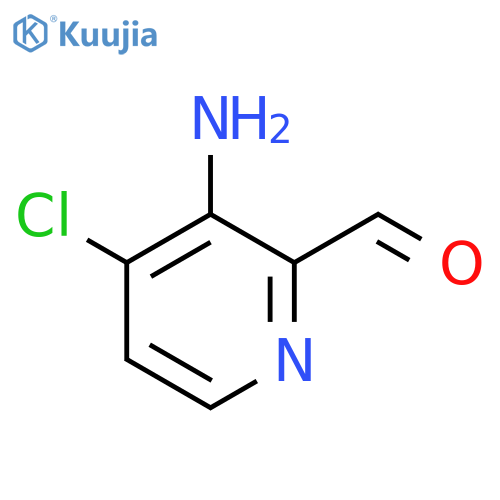 3-Amino-4-chloropyridine-2-carbaldehyde structure