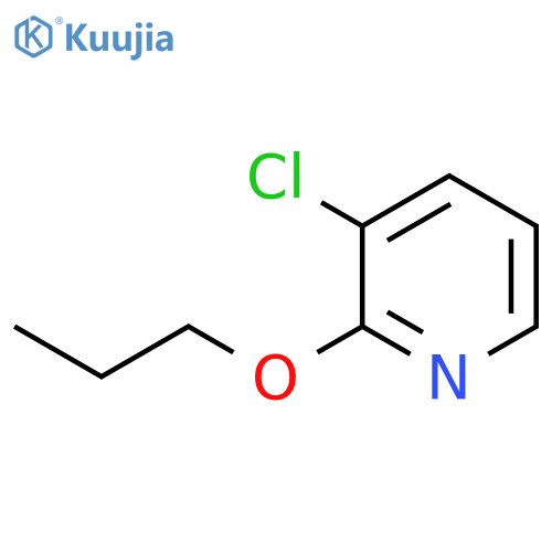 Pyridine, 3-chloro-2-propoxy- structure