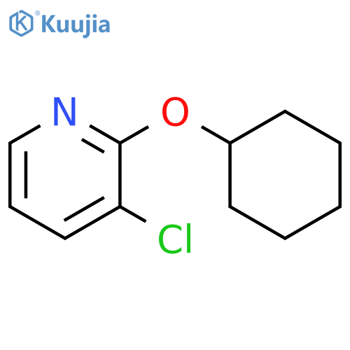 3-Chloro-2-(cyclohexyloxy)pyridine structure
