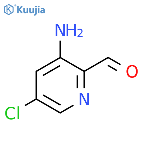 3-Amino-5-chloropicolinaldehyde structure