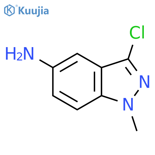 3-Chloro-1-methyl-1H-indazol-5-amine structure