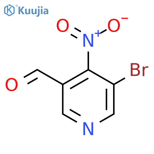 5-Bromo-4-nitronicotinaldehyde structure
