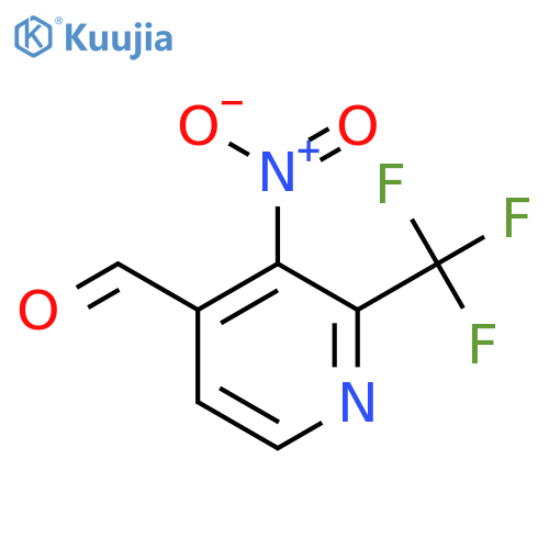 3-Nitro-2-(trifluoromethyl)isonicotinaldehyde structure