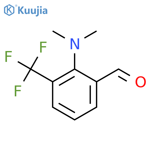 2-(Dimethylamino)-3-(trifluoromethyl)benzaldehyde structure