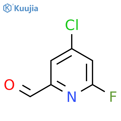 4-Chloro-6-fluoropicolinaldehyde structure