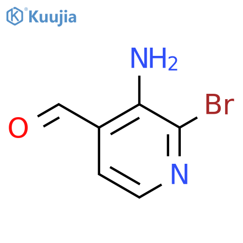 3-Amino-2-bromopyridine-4-carbaldehyde structure