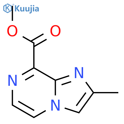 methyl 2-methylimidazo[1,2-a]pyrazine-8-carboxylate structure