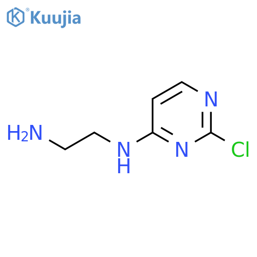 N1-(2-chloropyrimidin-4-yl)ethane-1,2-diamine structure