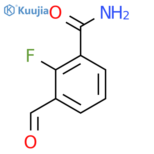 2-Fluoro-3-formylbenzamide structure
