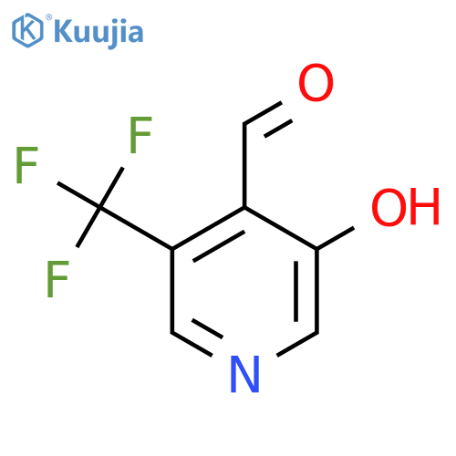 3-Hydroxy-5-(trifluoromethyl)isonicotinaldehyde structure