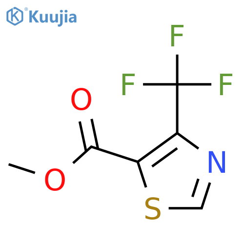 Methyl 4-(trifluoromethyl)-1,3-thiazole-5-carboxylate structure