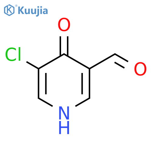 5-Chloro-4-hydroxynicotinaldehyde structure