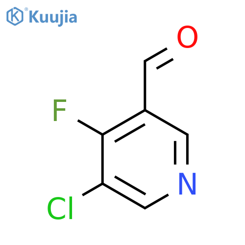 5-Chloro-4-fluoronicotinaldehyde structure