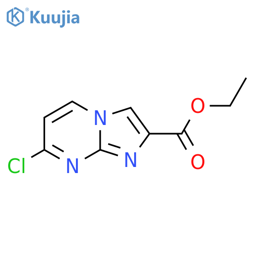 ethyl 7-chloroimidazo[1,2-a]pyrimidine-2-carboxylate structure