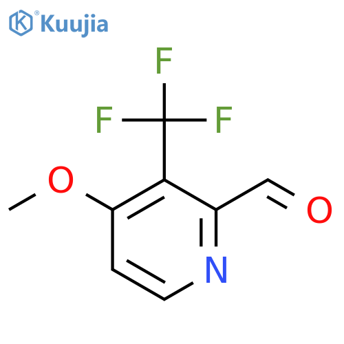 4-Methoxy-3-(trifluoromethyl)picolinaldehyde structure