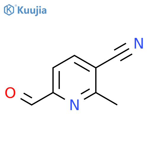 6-Formyl-2-methylnicotinonitrile structure
