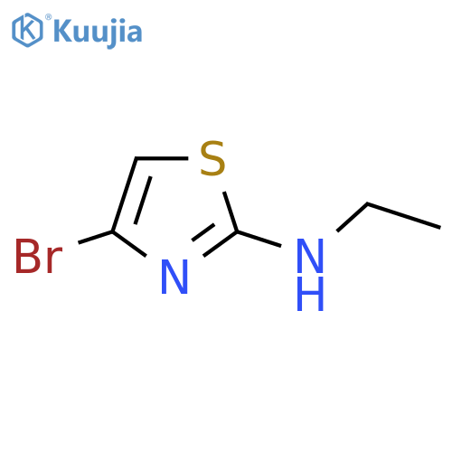 4-bromo-N-ethyl-1,3-thiazol-2-amine structure