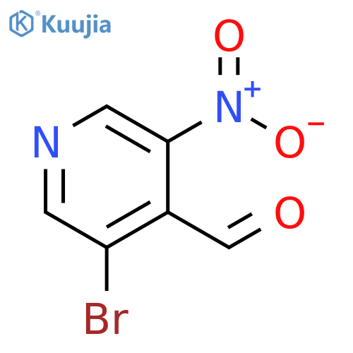 3-Bromo-5-nitro-pyridine-4-carbaldehyde structure