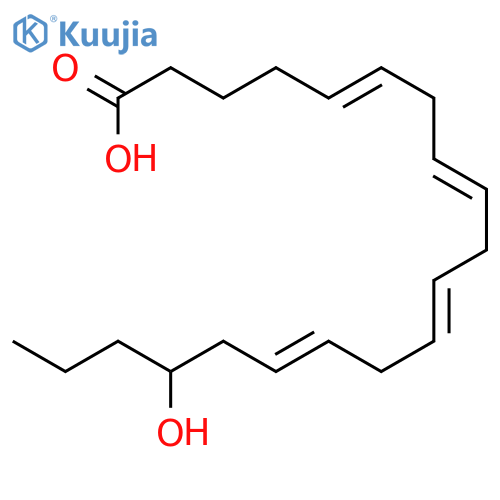 5,8,11,14-Eicosatetraenoicacid, 17-hydroxy-, (5Z,8Z,11Z,14Z)- structure