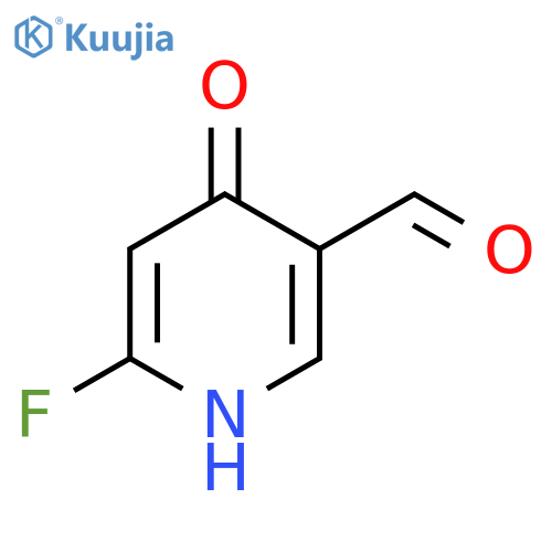 6-Fluoro-4-hydroxynicotinaldehyde structure