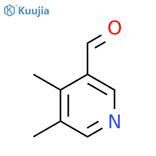 4,5-dimethylpyridine-3-carbaldehyde structure