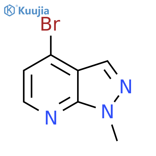4-bromo-1-methyl-1H-pyrazolo3,4-bpyridine structure