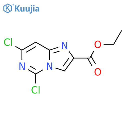 Ethyl 5,7-dichloroimidazo[1,2-c]pyrimidine-2-carboxylate structure