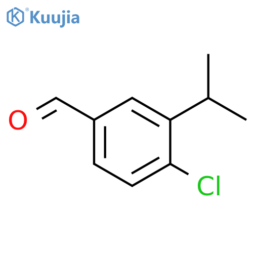 4-chloro-3-propan-2-ylbenzaldehyde structure