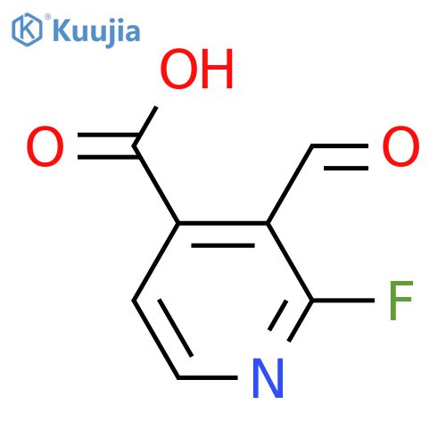 2-Fluoro-3-forMylisonicotinic acid structure