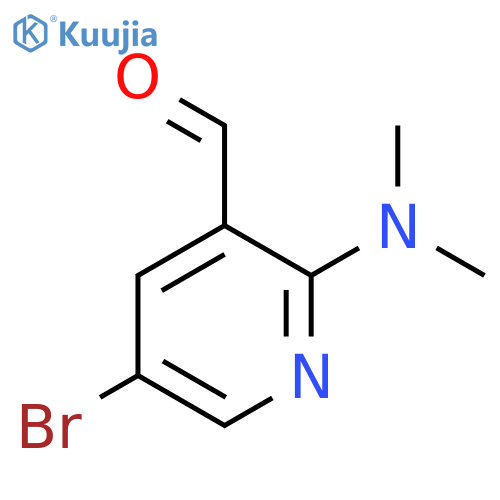 5-Bromo-2-(dimethylamino)nicotinaldehyde structure