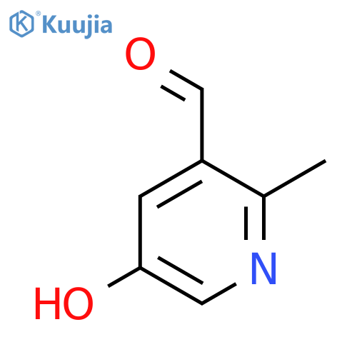 5-Hydroxy-2-methylnicotinaldehyde structure
