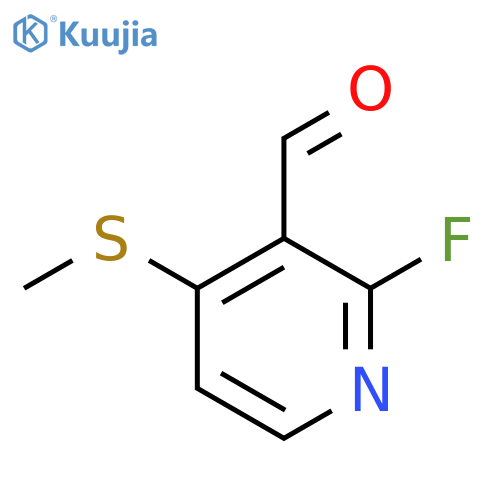 2-Fluoro-4-(methylthio)nicotinaldehyde structure