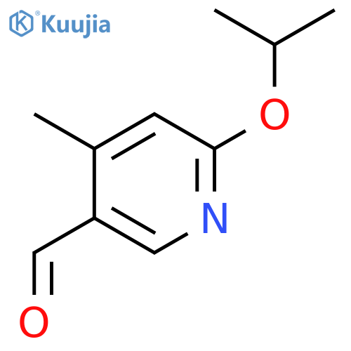 6-Isopropoxy-4-methylnicotinaldehyde structure