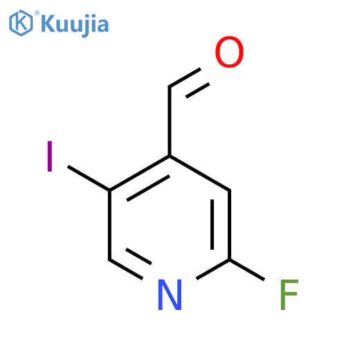 2-Fluoro-5-iodoisonicotinaldehyde structure
