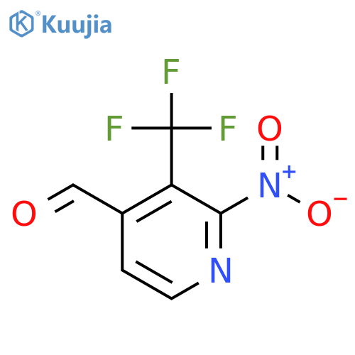 2-Nitro-3-(trifluoromethyl)isonicotinaldehyde structure
