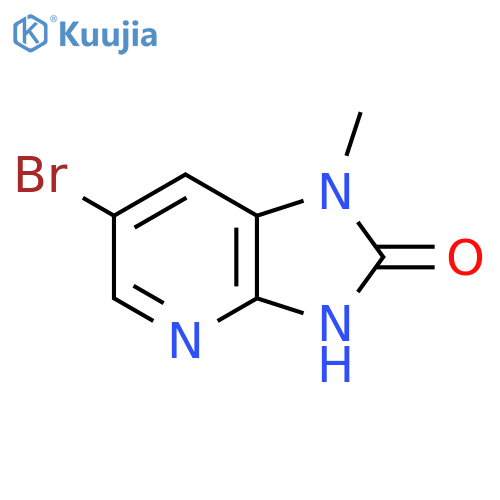 6-Bromo-1-methyl-1H-imidazo[4,5-b]pyridin-2(3H)-one structure