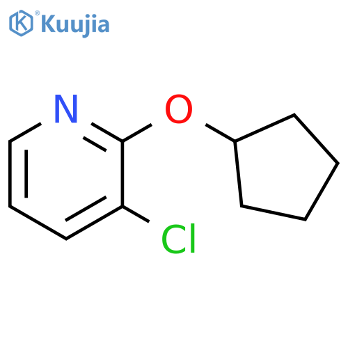 3-Chloro-2-(cyclopentyloxy)pyridine structure