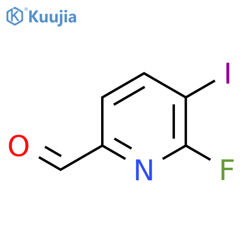6-Fluoro-5-iodopicolinaldehyde structure