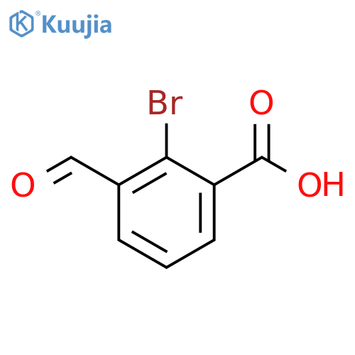 2-Bromo-3-formylbenzoic acid structure