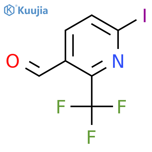 6-Iodo-2-(trifluoromethyl)nicotinaldehyde structure