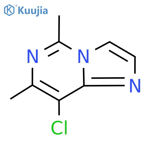 8-Chloro-5,7-dimethylimidazo[1,2-c]pyrimidine  structure