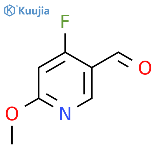 4-FLUORO-6-METHOXYNICOTINALDEHYDE structure