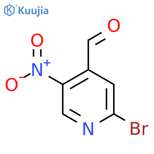 2-Bromo-5-nitroisonicotinaldehyde structure