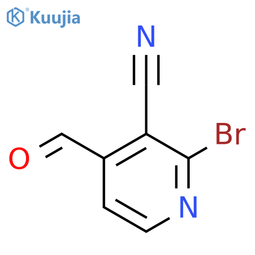 2-Bromo-4-formylnicotinonitrile structure