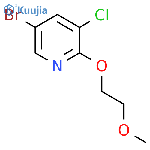 5-Bromo-3-chloro-2-(2-methoxyethoxy)pyridine structure