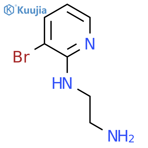 N1-(3-bromopyridin-2-yl)ethane-1,2-diamine structure